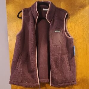 Columbia Deep Purple Sherpa Vest